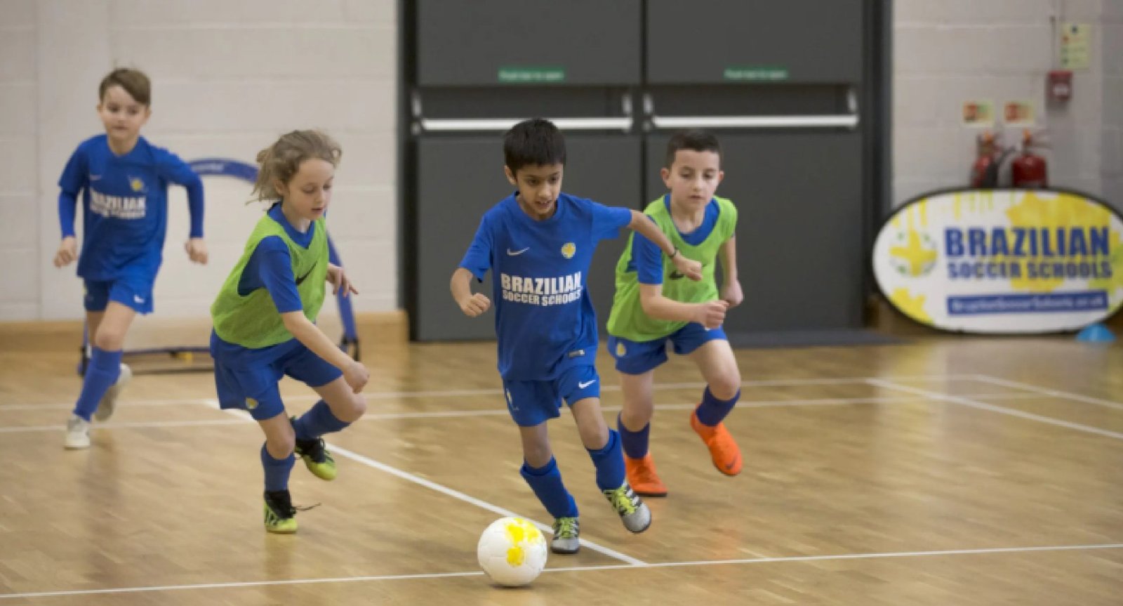 Brazilian Soccer Schools UK training session with young players
