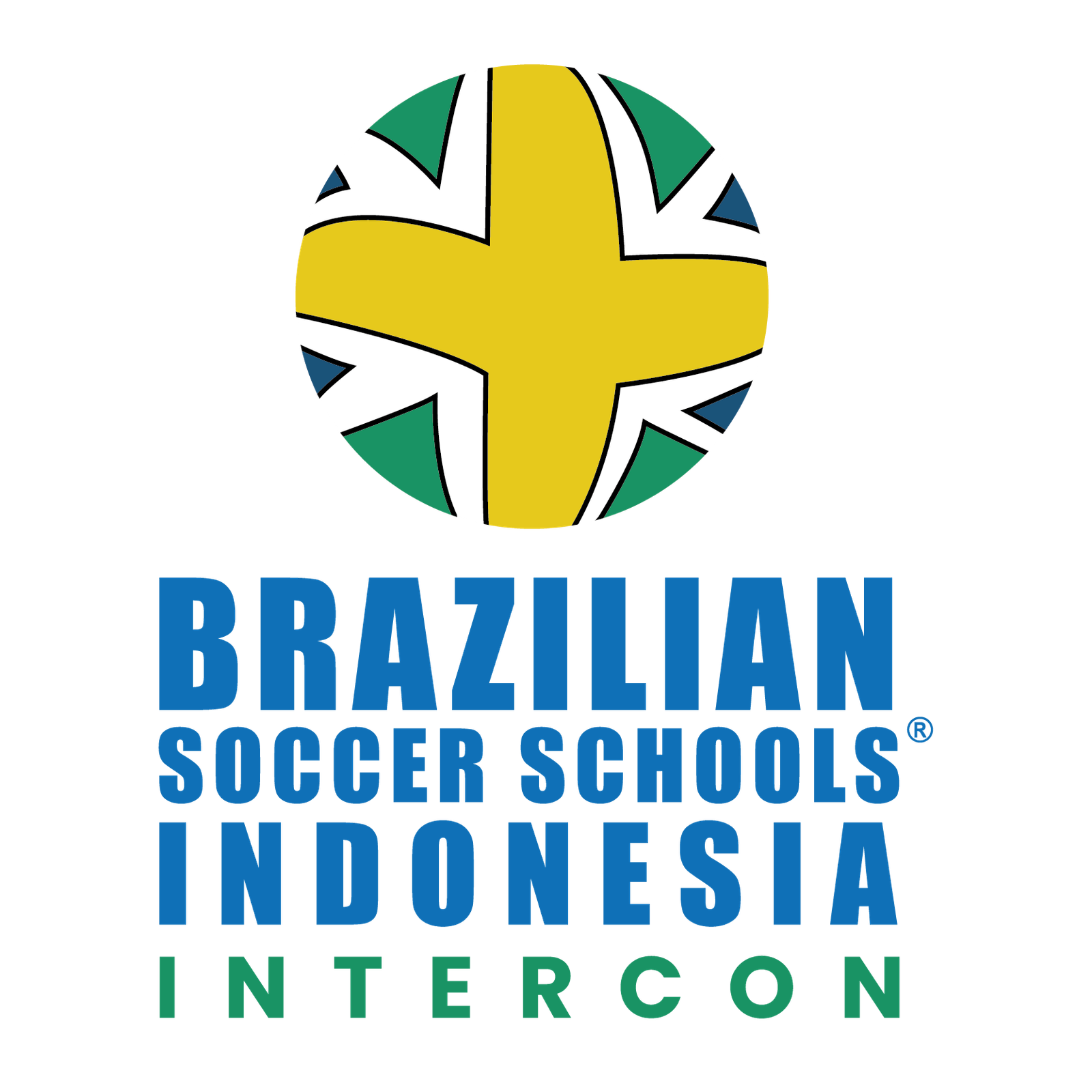 Brazilian Soccer Schools Indonesia Intercon official logo